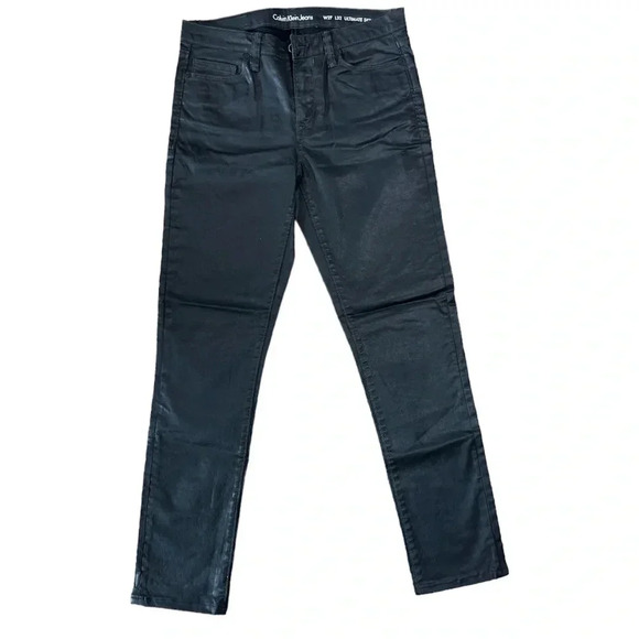 Calvin Klein Denim - Calvin Klein Ultimate Skinny Black “Shiny” Jean W27/30L